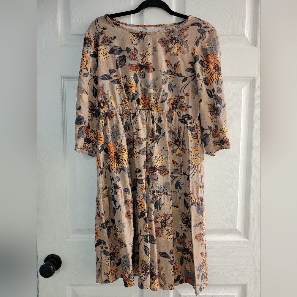 Floral Print Women's Dress